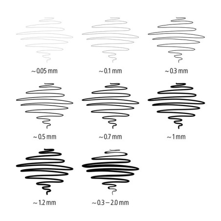 Staedtler pigment liner 308 rotulador de punta fina negro 8 pieza(s)