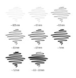 Staedtler pigment liner 308 rotulador de punta fina negro 8 pieza(s)