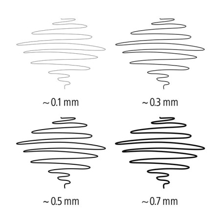Staedtler pigment liner negro caja 4pcs