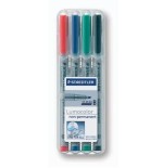Rotulador staedtler lumocolor b nonperm 4 piezas