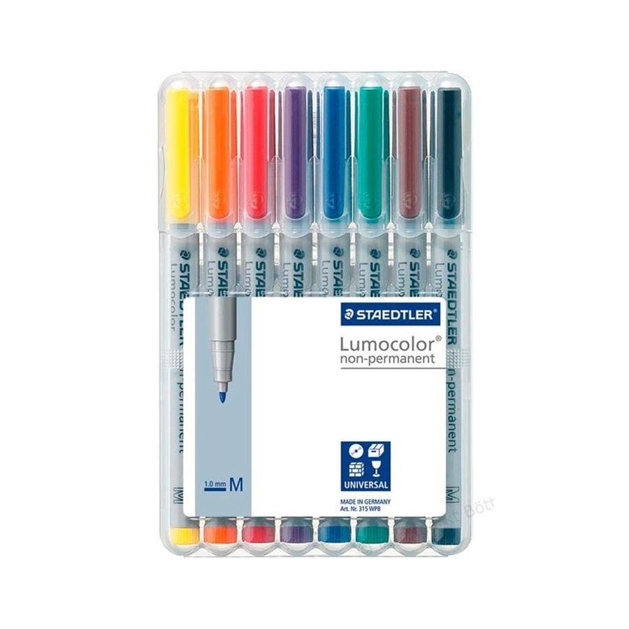 Staedtler rotuladores lumocolor m nonperm 8st