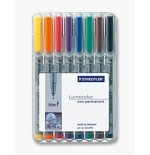 Staedtler rotuladores lumocolor f nonperm 8 piezas