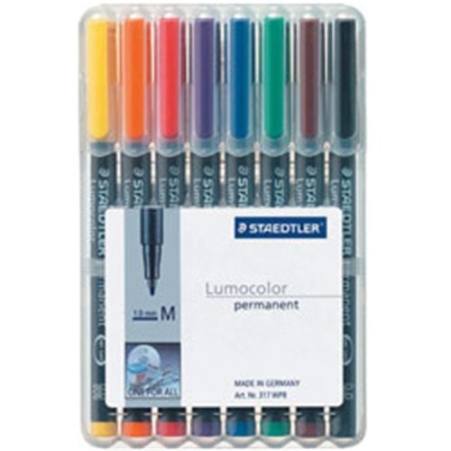 Staedtler lumocolor rotuladores permanentes 8 piezas
