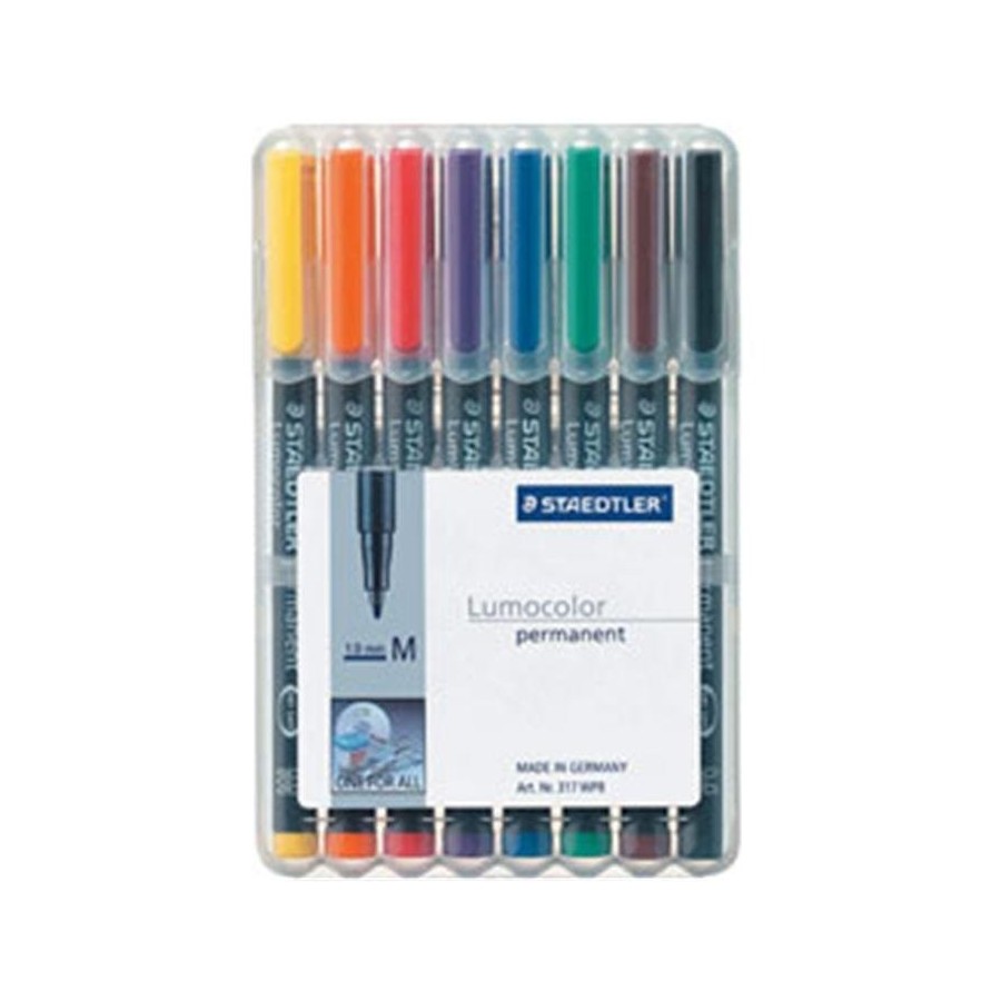Staedtler lumocolor rotuladores permanentes 8 piezas