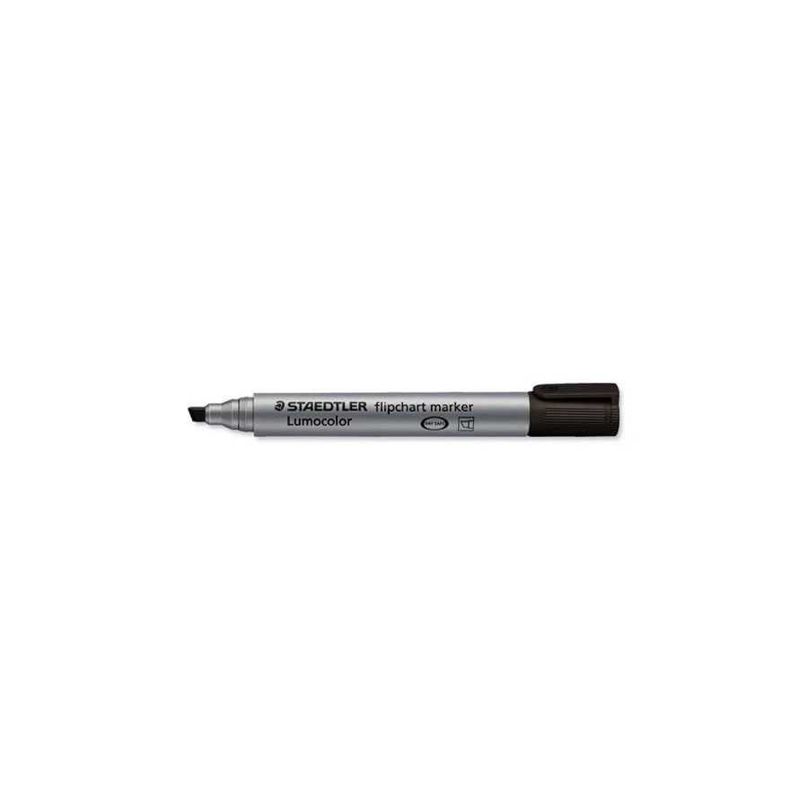 Marcador flipchart staedtler lumocolor negro 10 piezas