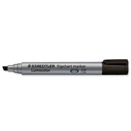 Marcador flipchart staedtler lumocolor negro 10 piezas