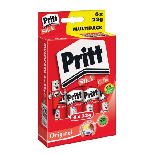 Pritt pegamento en barra multipack 6 st x 22g, 9h ps6bf