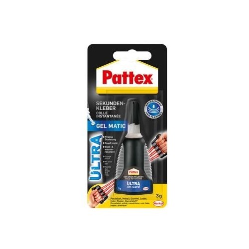 Superpegamento pattex ultra gel, matic, tubo con 3g