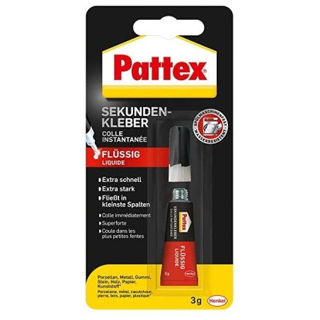 Pattex superglue classic liquid wa97, tubo con 3g