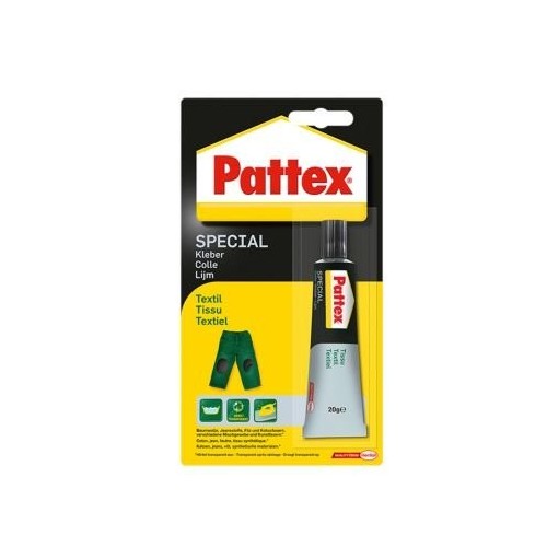 Pattex textil adhesivo especial, para tejidos, tubo, 20g