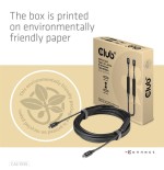 Cable de conexión club3d usb 3.2 tipo c  tipo c activo 5m m/m retail