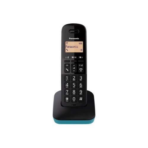 Telefono inalambrico panasonic cordless kx-tgb610jtc azul 50 numeros en agenda bloqueo numeros 2*aaa