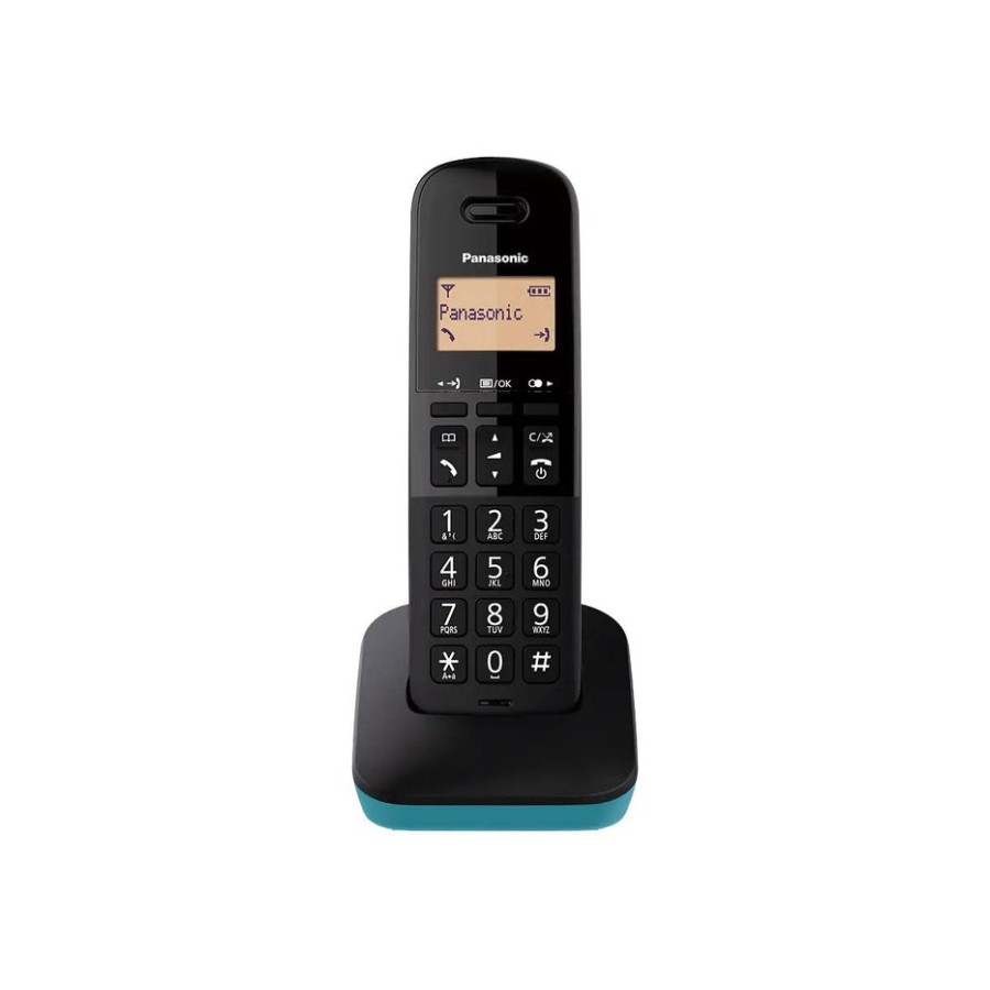 Telefono inalambrico panasonic cordless kx-tgb610jtc azul 50 numeros en agenda bloqueo numeros 2*aaa