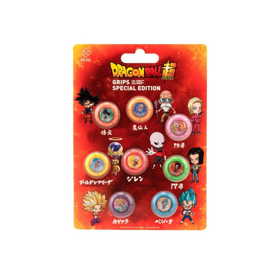Pack 8 grips para mando fr-tec set fighters special edition dragon ball super