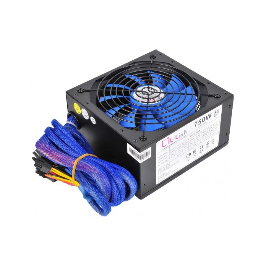 L-link fuente de alimentación 750w ll-ps-750-80+