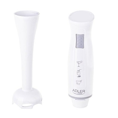 Adler ad 4622 batidora de mano, 200 w, número de velocidades 1, blanco