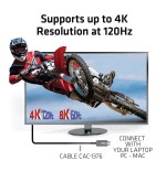 Club3d cable hdmi a - a 2.1 aktiv optico. 8k60hz  uhd 10 meter retail