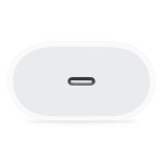Apple cargador 20w usb-c carga rapida blanco mhje3zm/a