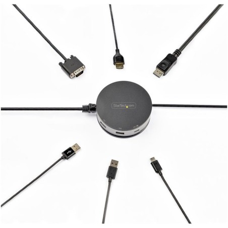 Startech docking station usb-c hdmi dp o vga