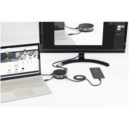 Startech docking station usb-c hdmi dp o vga