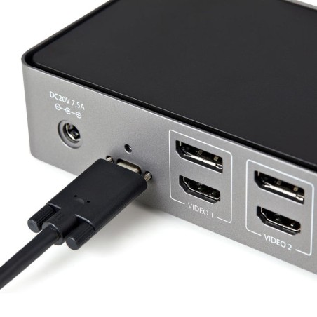 Startech.com docking station usb-c usb-a 3xdp hdmi