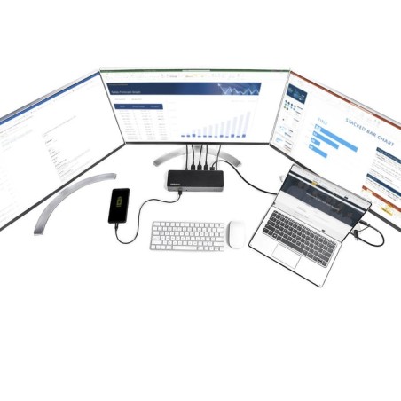 Startech.com docking station usb-c usb-a 3xdp hdmi