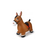 Caballo saltarín con bomba de aire marrón jamara