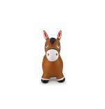 Caballo saltarín con bomba de aire marrón jamara