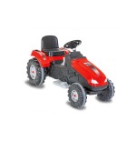 Tractor de conducción jamara rueda grande 12v rojo