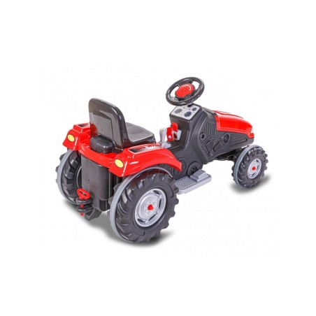 Tractor de conducción jamara rueda grande 12v rojo