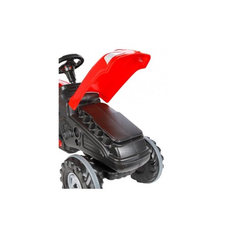 Tractor de conducción jamara rueda grande 12v rojo