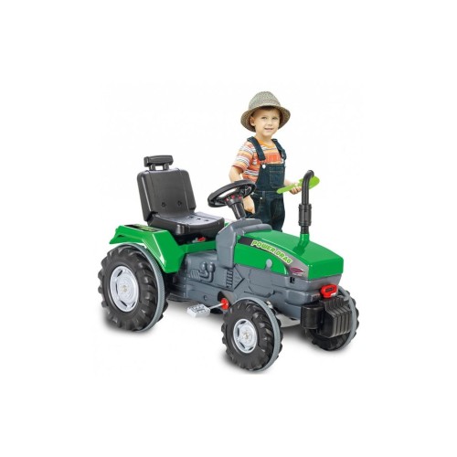 Tractor de pedal jamara power drag verde