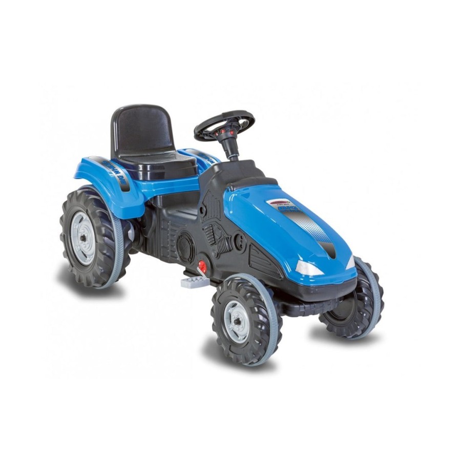 Tractor de pedal jamara rueda grande azul