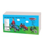 Tractor de pedal jamara rueda grande azul