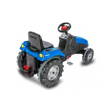 Tractor de pedal jamara rueda grande azul