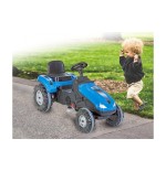 Tractor de pedal jamara rueda grande azul