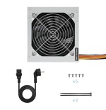 Tooq ecopower ii fuente de alimentacion 500w atx 1.3 12v - pfc activo - ventilador silencioso 120mm