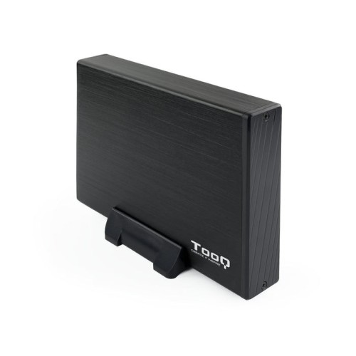 Tooq carcasa externa hdd 3.5" sata usb 3.0 con soporte - negro