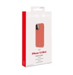 Funda celly cromo iphone 12 mini naranja