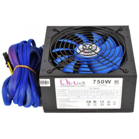 L-link fuente de alimentación 750w ll-ps-750-80+