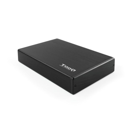 Tooq carcasa externa hdd 3.5" sata usb 3.0 con soporte - negro