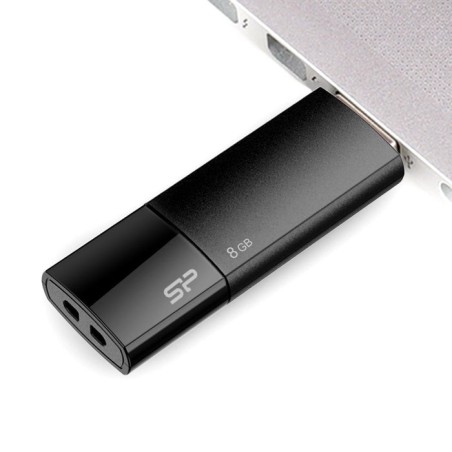 Memoria silicon power usb ultima u05 8gb usb 2.0 negro