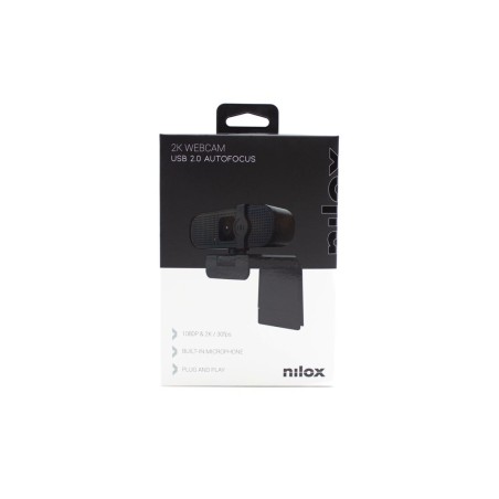 Webcam nilox nxwca01 fhd 1080p con microfono enfoque automatico