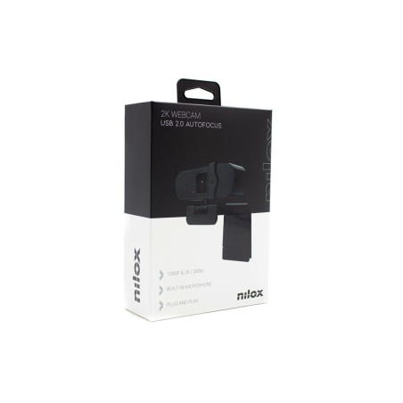 Webcam nilox nxwca01 fhd 1080p con microfono enfoque automatico