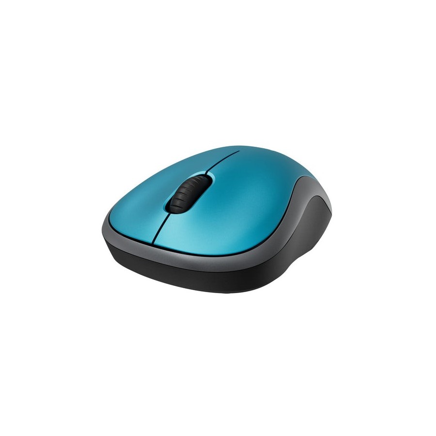 Ratón inalámbrico logitech m185 azul 910-002239