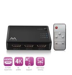 Ewent ew1282 switch hdmi 4k 3x1con mando distancia