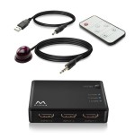 Ewent ew1282 switch hdmi 4k 3x1con mando distancia