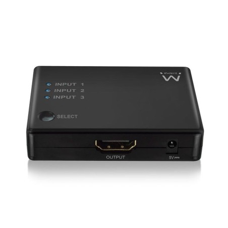 Ewent ew1282 switch hdmi 4k 3x1con mando distancia