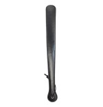 Pala negra de cuero vegano de 48 cm.