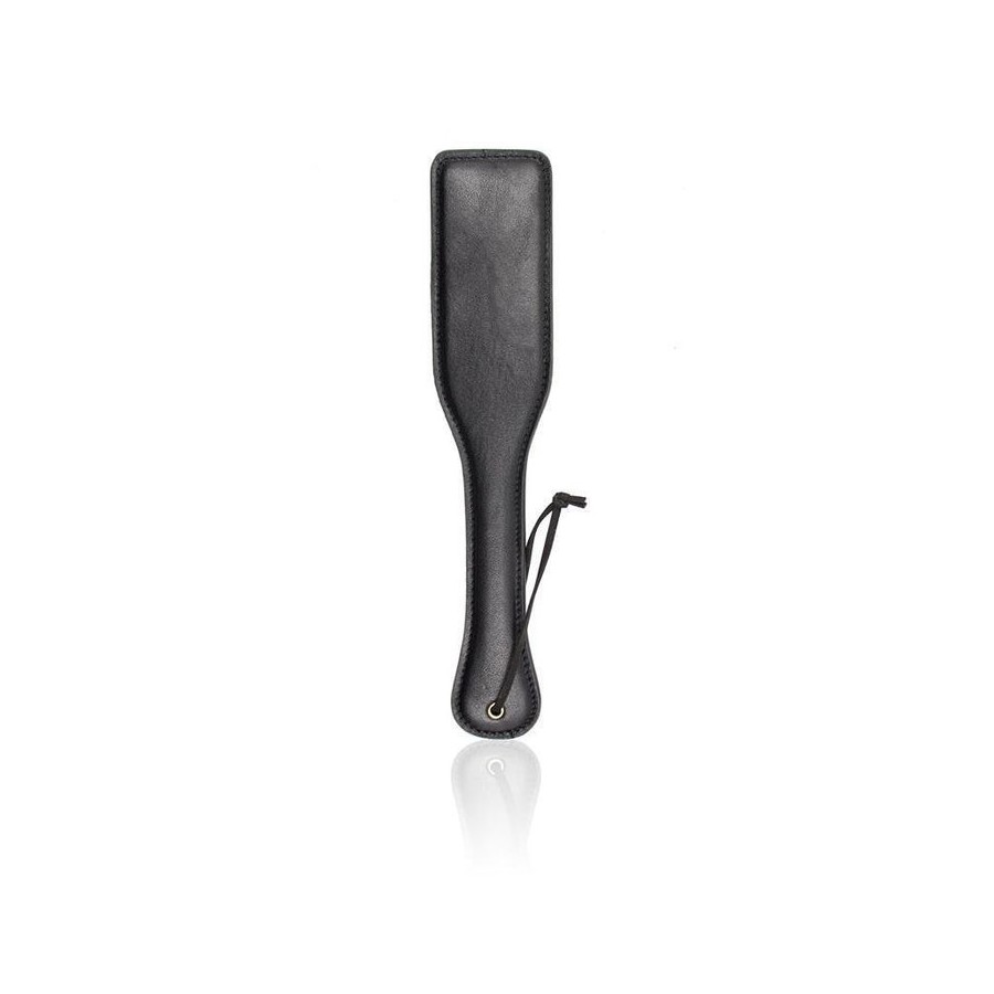 Pala negra de cuero vegano de 32 cm.